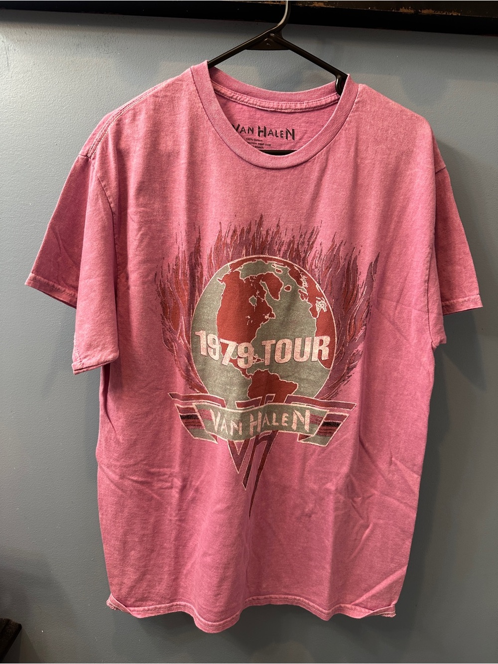 Van Halen Band Tee 1979 World Tour Unisex Large Officially Licensed Band Tee NEW